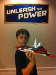 Danny invents a Lego spaceship