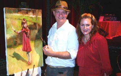Orphan Relief Gala Performance Painting