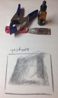 Gesture is the essence of the shapes of the objects