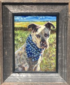 Rocky's oil portrait