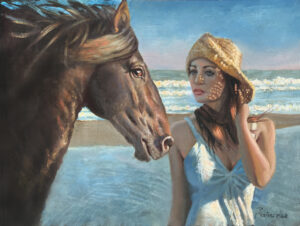 Alexandra with Horse