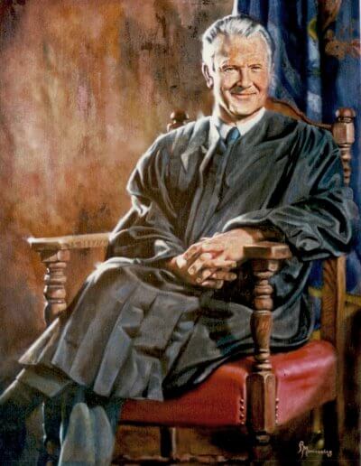 portrait painter of judstice Blair Moodys