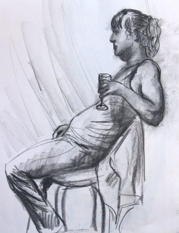 Drinking Woman