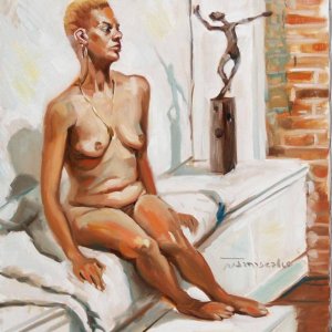 Nude with Sculpture