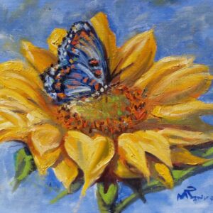 Sunflower & Butterfly