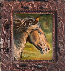 equestrian framed