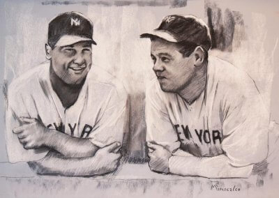 Babe Ruth and Lou Gherig