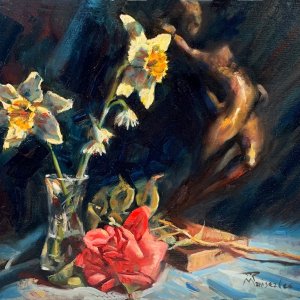 Floral and Bronze