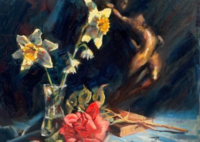 Floral and Bronze