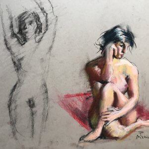 Seated Nude with Crossed Legs