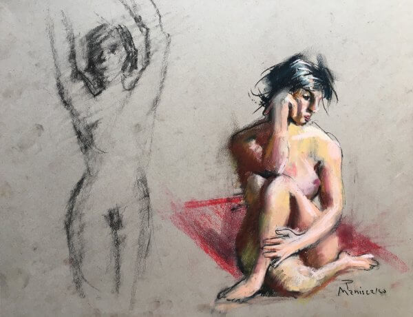 Seated Nude with Crossed Legs