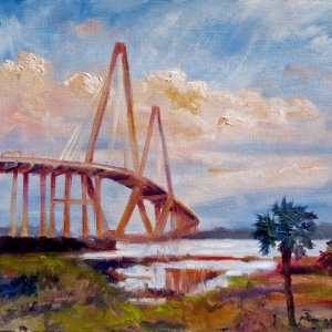Ravenel Bridge in Summer