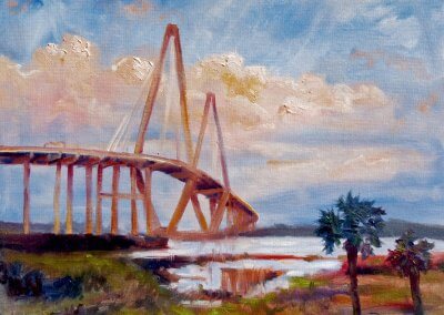 Ravenel Bridge in Summer