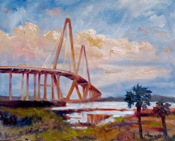 Ravenel Bridge in Summer