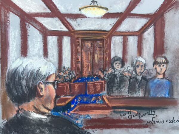 Dylann Roof Trial - Roof 1-11-17 Judge Gergel Reads Jury's Sentence