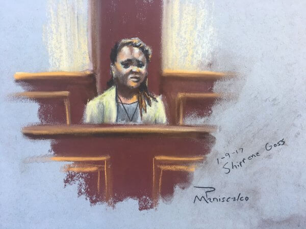 Dylann Roof Trial - Roof 1-9-17 Shirrene Goss Testifies During Sentencing