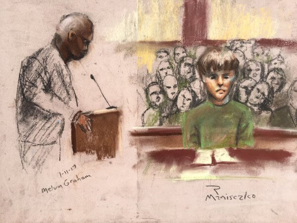 Dylann Roof Trial - Formal Sentencing 1-11-17 Melvin Graham