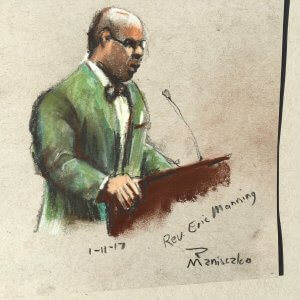 Dylann Roof Trial - Formal Sentencing 1-11-17 Rev. Eric Manning