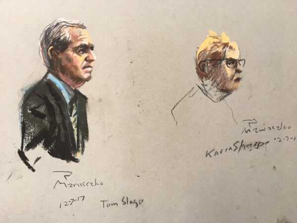 Michael Slager Sentencing Hearing - Tom Slager and Karen Sharpe