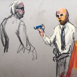 Michael Slager Sentencing Hearing - FBI Firearms Expert Demonstrates