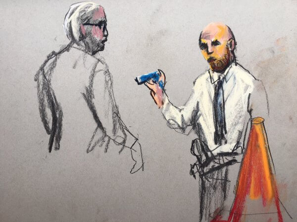 Michael Slager Sentencing Hearing - FBI Firearms Expert Demonstrates