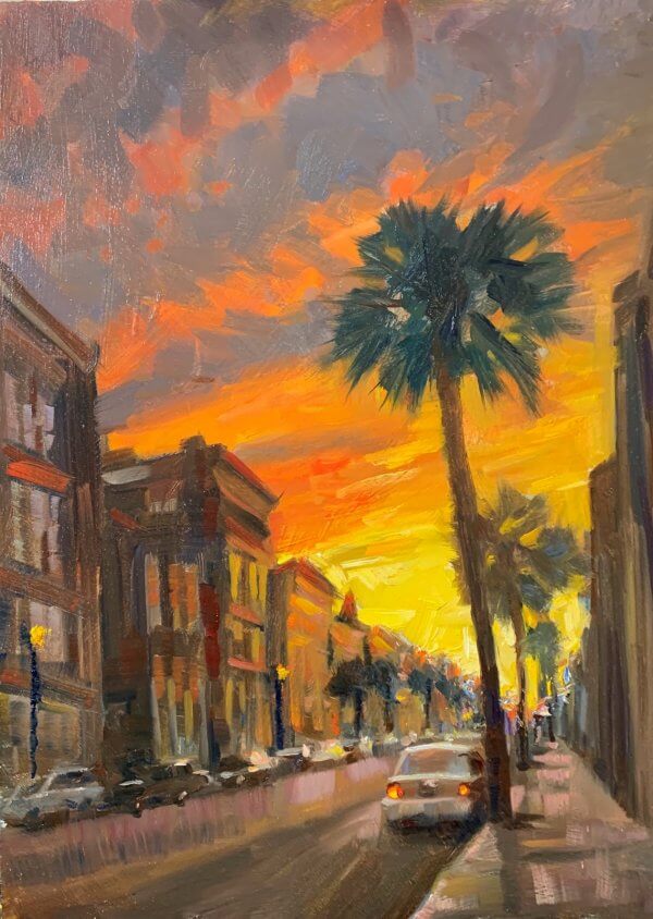 king street sunset