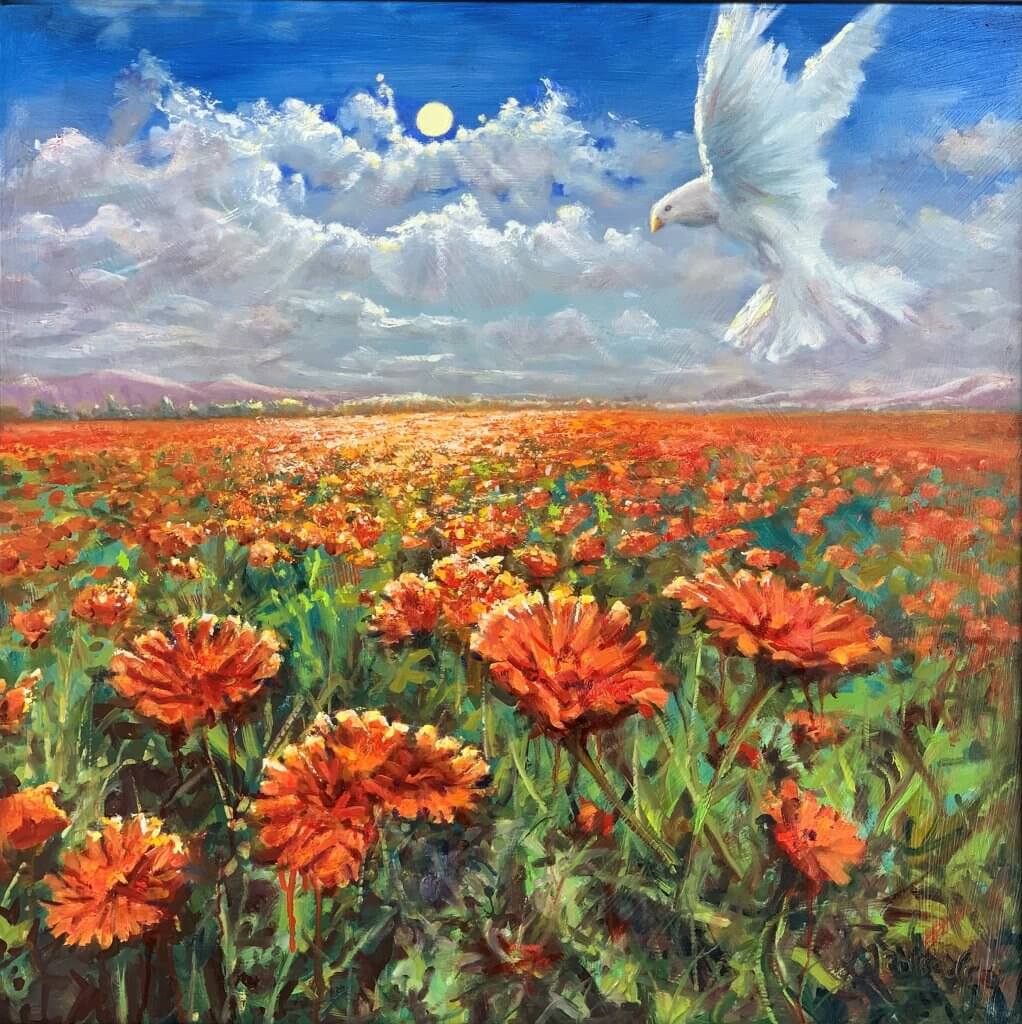 dove above