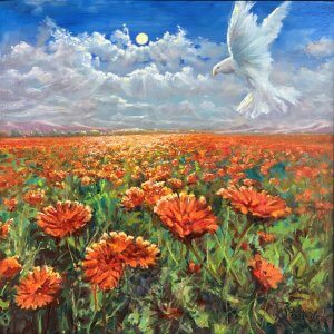 dove above
