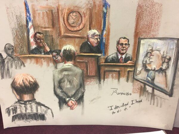 Dylann Roof Trial - Confession Played in Court B