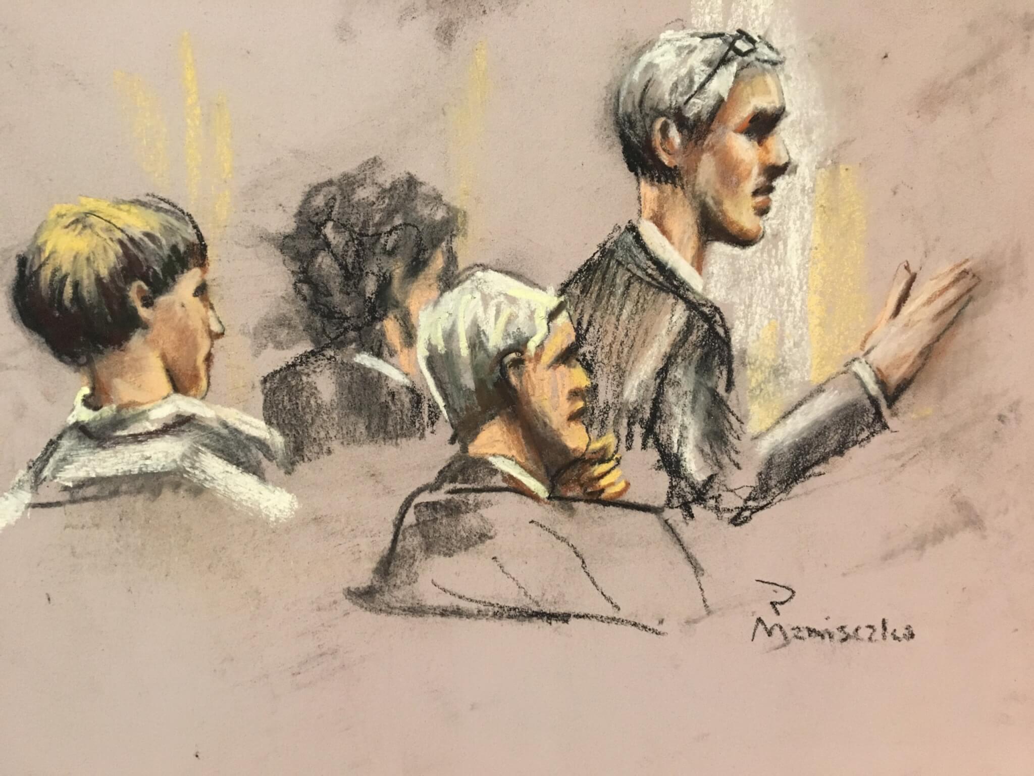 witness sketch trial