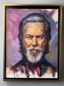 jeff bridges framed on wall