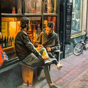 Outside Gullem Cafe Amsterdam