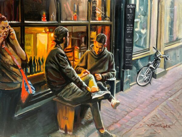Outside Gullem Cafe Amsterdam