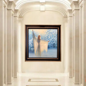 Snow Princess on fancy wall
