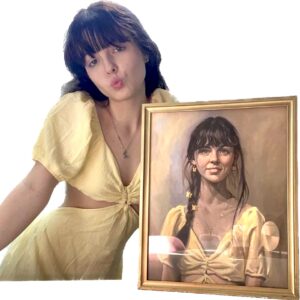 Julietta with her portrait