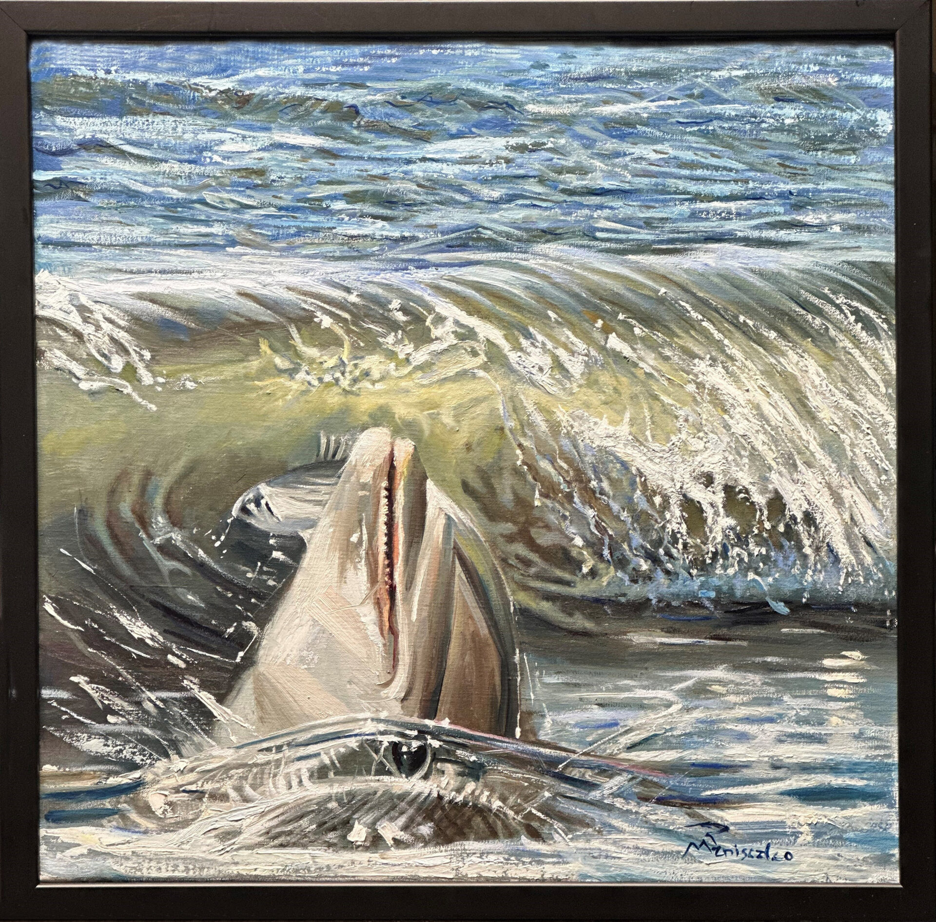 Freedom’s Rise Freedom's Rise - a dolphin catching a fish
