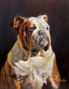 Oil portrait of Booker
