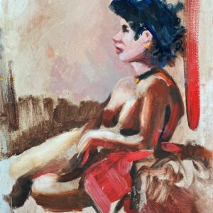 Seated Nude Abstract