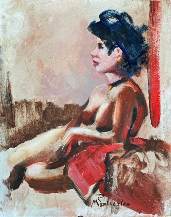 Seated Nude Abstract