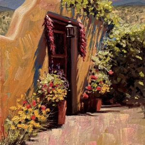 the door