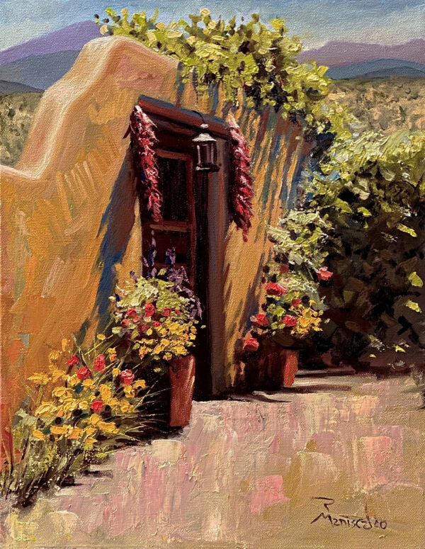 the door